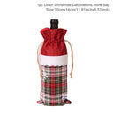 Wine Bottle Covers for Christmas Decor