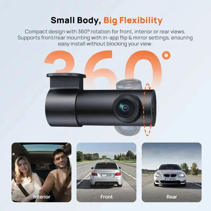 70mai M310 Plus Dash Cam 2K Car DVR With Night Vision WiFi 24H Parking - stepyours.com