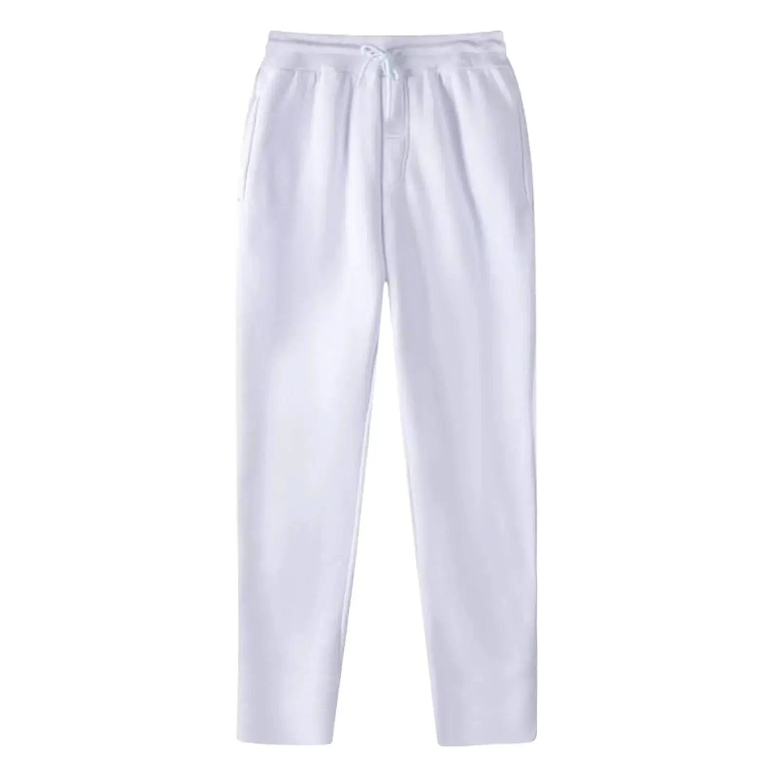 Womens Fleece Lined Cotton Wide Leg Sweatpants Cozy Casual - OurLum.com