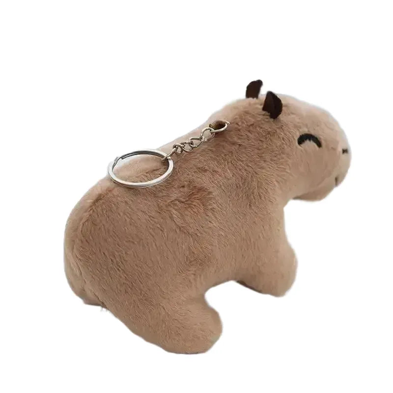 Soft Capybara Plush Keychain for Bags — Light 12cm