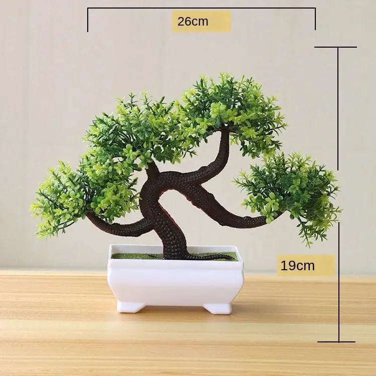 Maintenance-Free Bonsai Decor for Desk — lingyunsong green