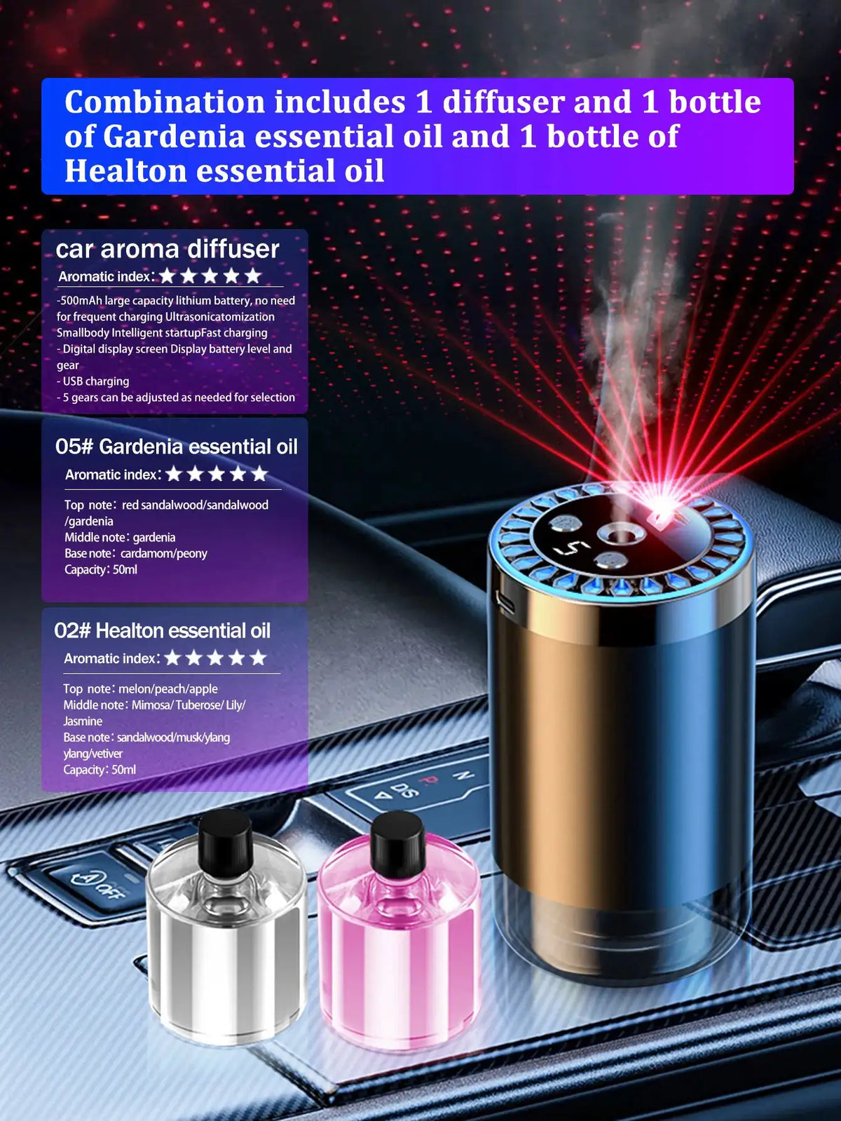 Rechargeable Aromatherapy Diffuser — product view 14