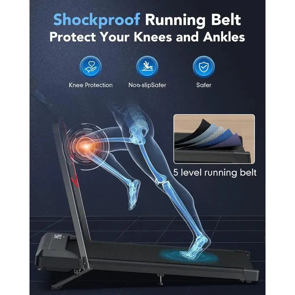 10% Incline Treadmills for Home Office, 360+ LB Capacity, Desk-Under Walking Pad, 3-in-1 Smart Treadmill with Kinomap
