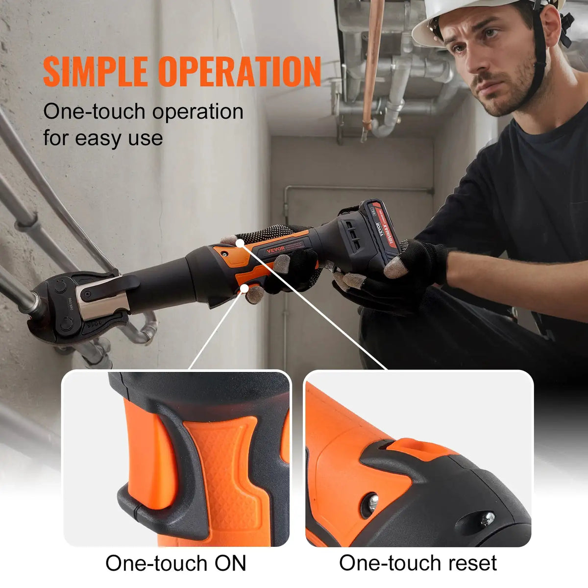 Cordless Electric Pipe Crimping Tool — product image 5