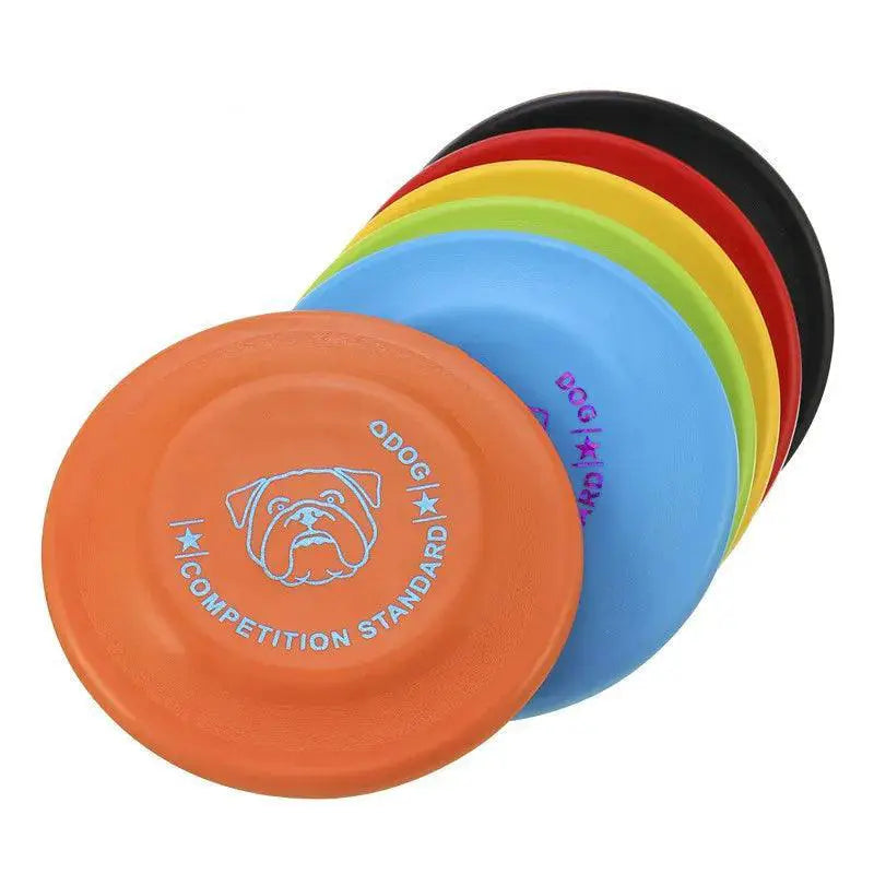 Dog Rubber Flying Saucer Toy Interactive UFO Training Disc