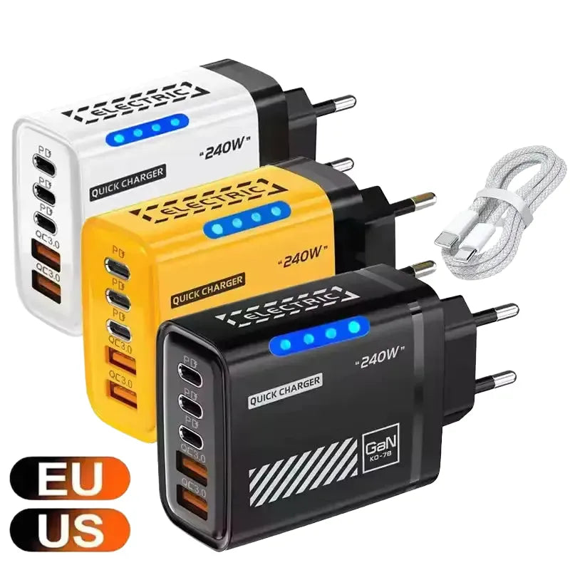 GaN Desktop Charger - Fast Charge USB Hub — product view 1