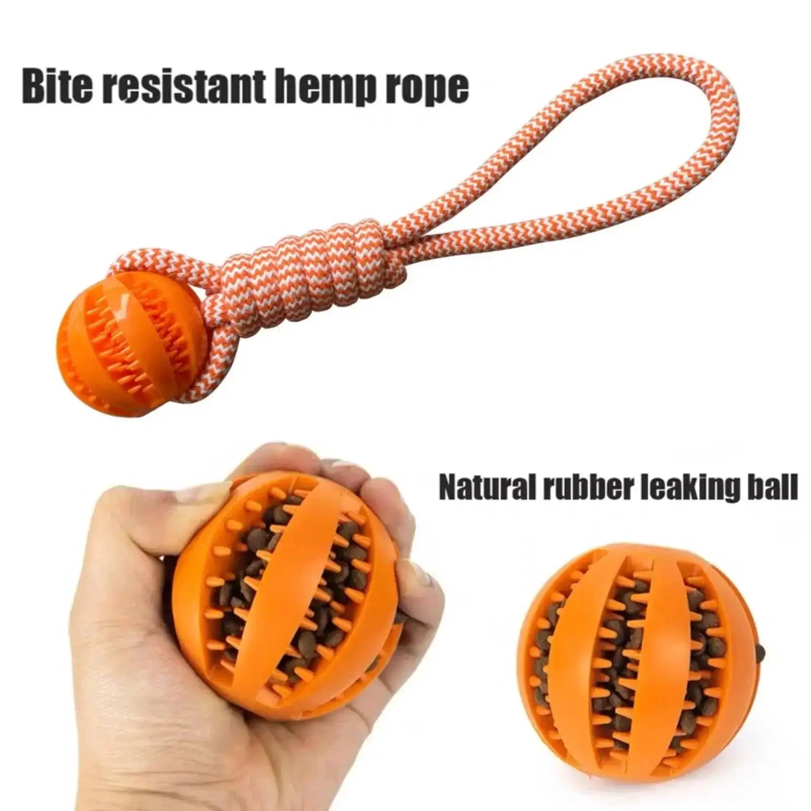 Interactive Treat Dispensing Balls Toy for Small Dogs