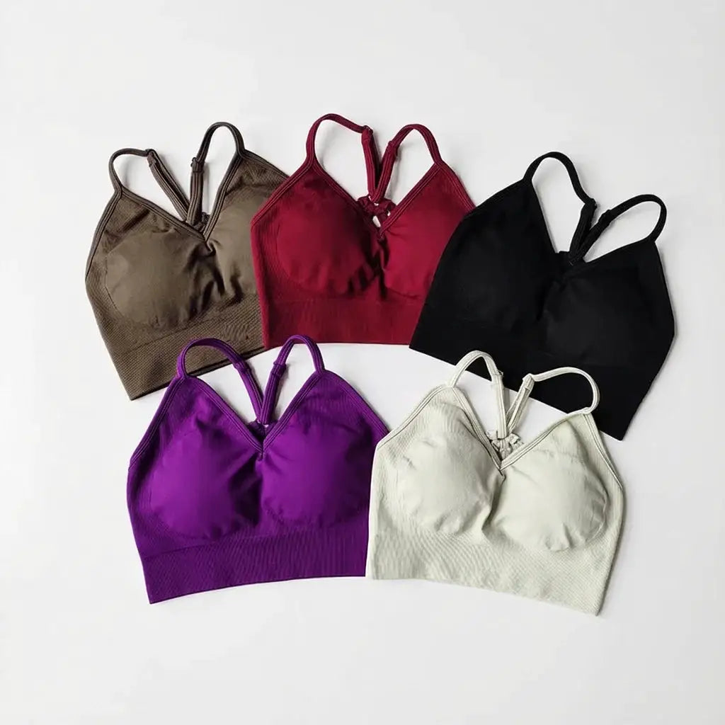 Women's Seamless Yoga Suit High Waist Sports Bra Leggings Gym Set Fitness Suit Workout Leggings Set Pilates Sportswear Outfit