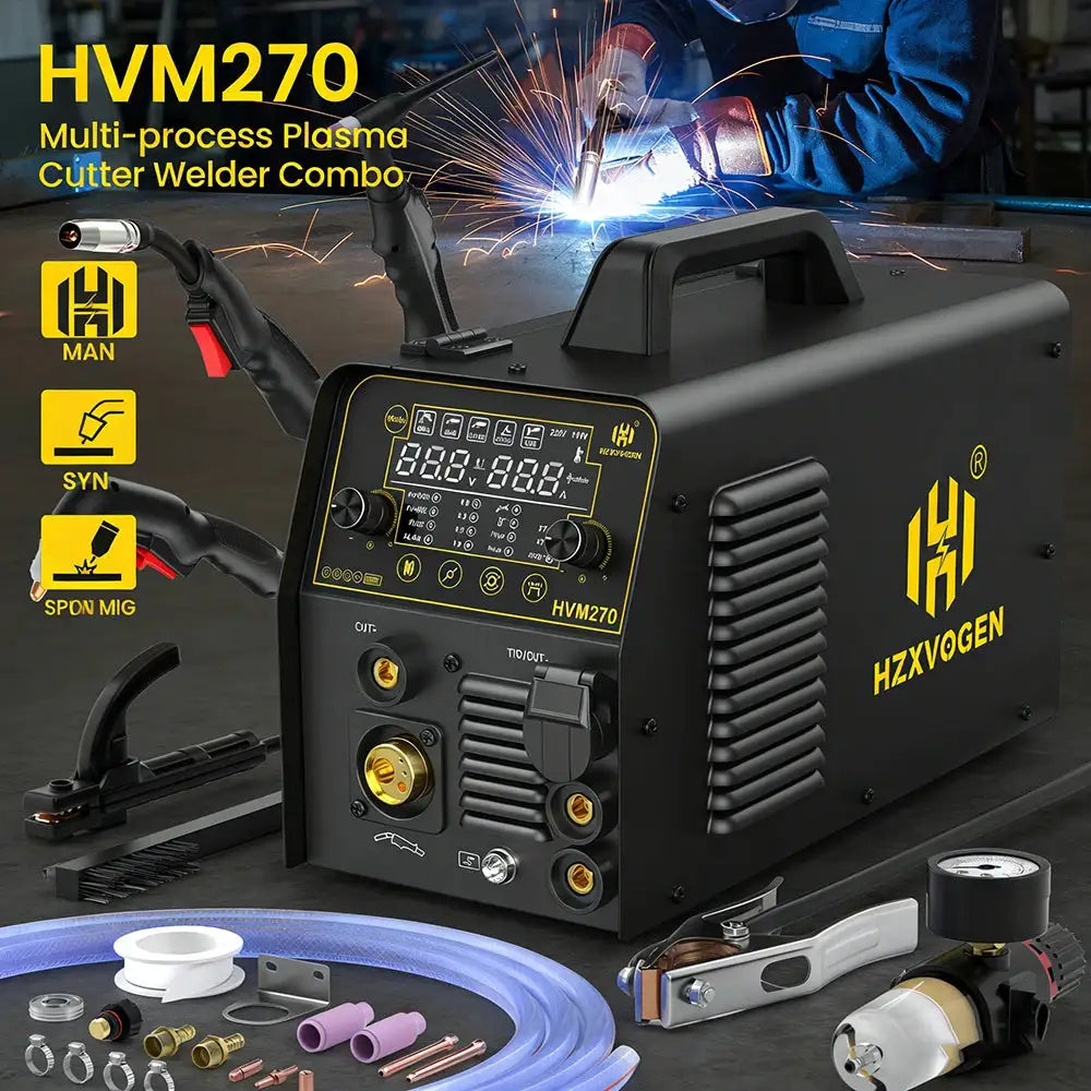 HZXVOGEN HVM270 Welder and Plasma Cutter — product view 8