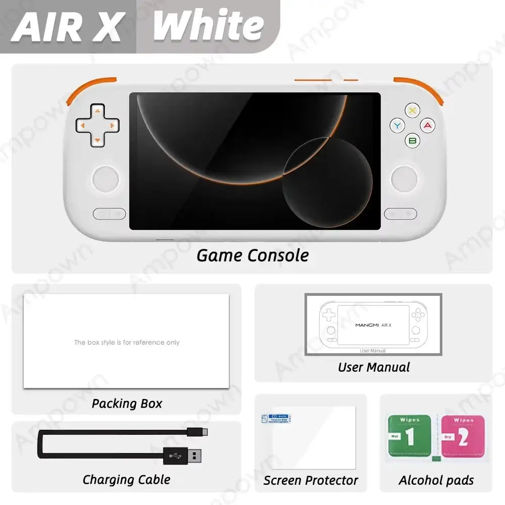 MANGMI AIR X Handheld Game Console Qualcomm Snapdragon 662 5.5'' Touch screen Android 14 15W Fast Charging RGB WIFI 5 5000mAh