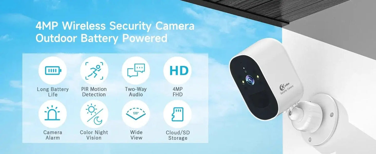 Wireless Battery Outdoor Security Camera — product view 10