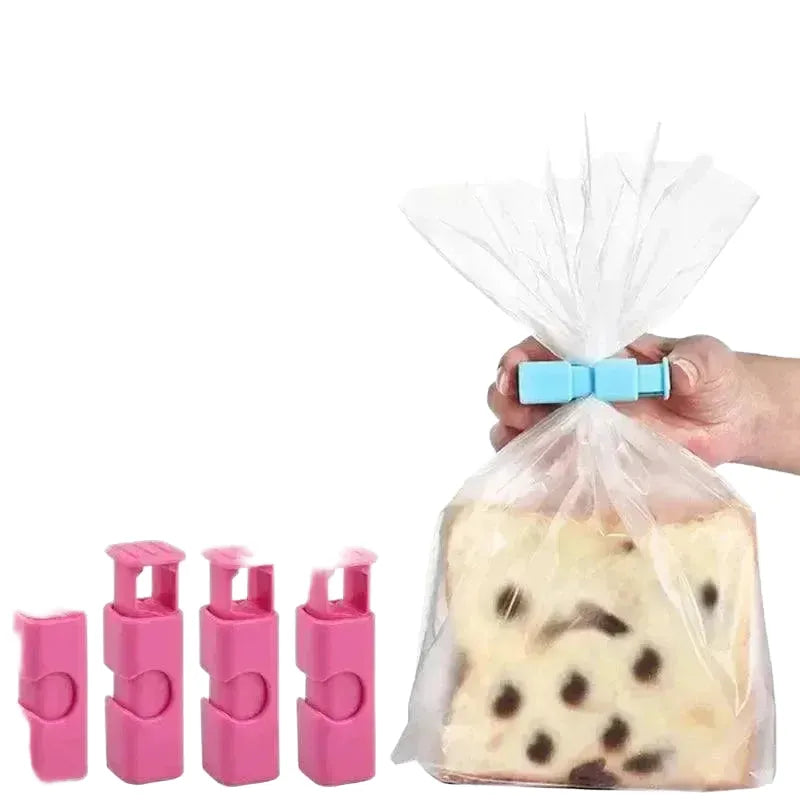 Keeps Foods Fresh Kitchen Clips for Bags — 1Pcs (Pink)
