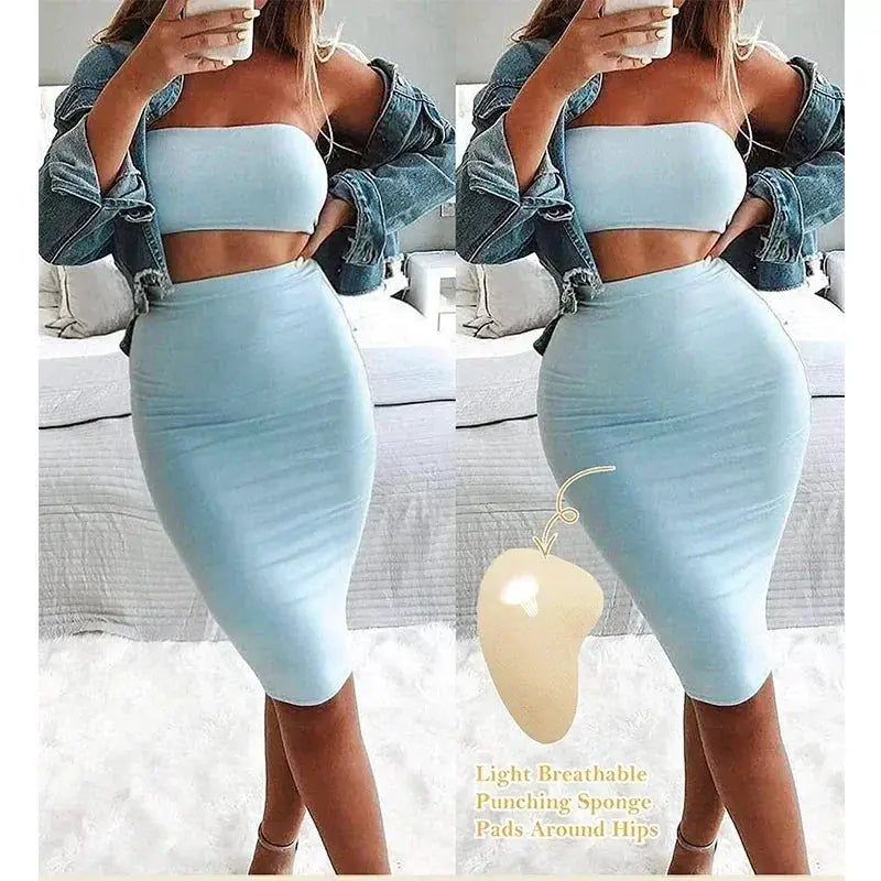 Guudia High Waist Butt Lifter Padded Shapewear Plus Size