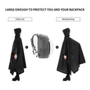 3-in-1 Waterproof Rain Poncho Lightweight Hooded Coat 2023