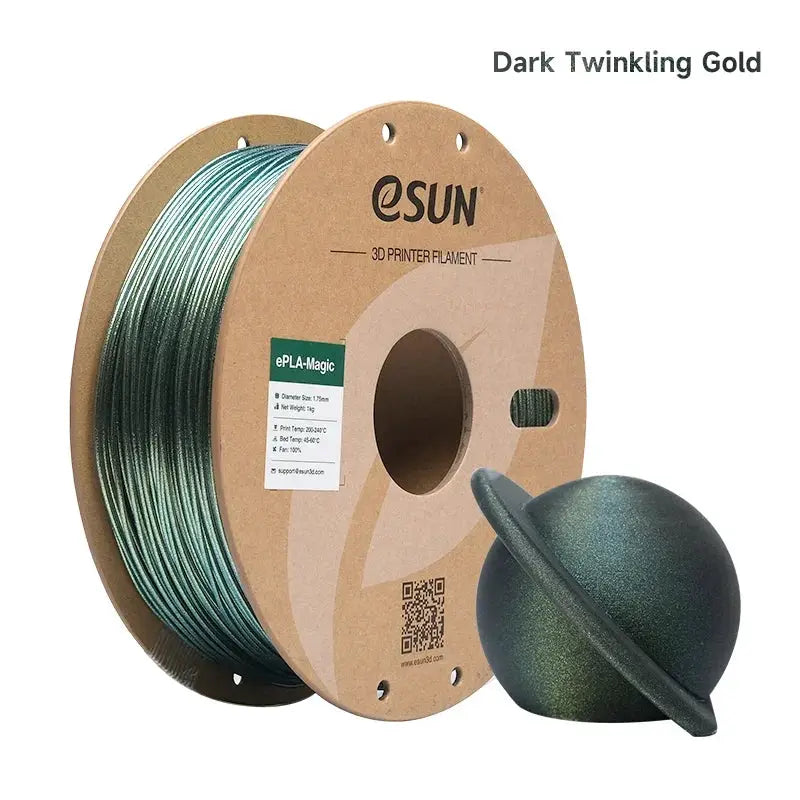 eSUN Magic PLA Dual Color 3D Filament 1.75mm 1kg Glitter