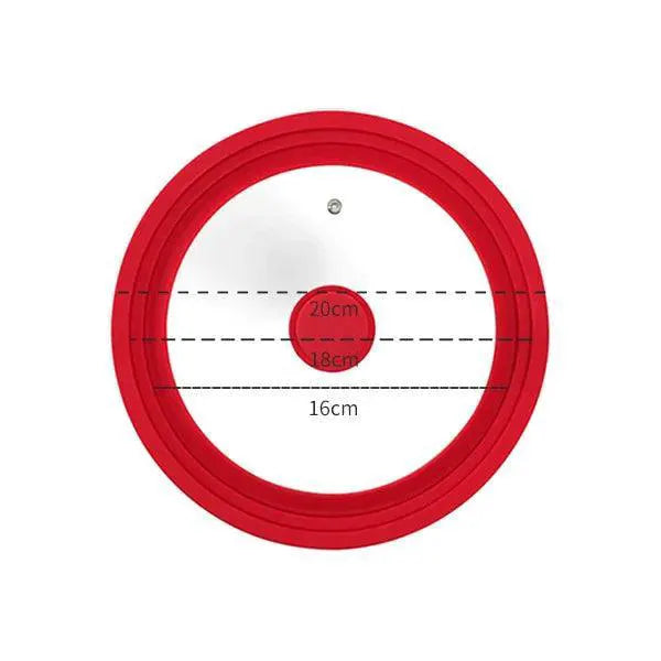 Dishwasher Safe Glass Lids for Cooks — Gray 22-24-26cm