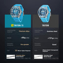 Titanium Case Solar Dive Watch