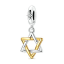 Charm Beads Sterling Silver Golden