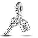 Charm Beads Sterling Silver Color