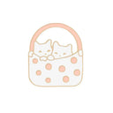 Cat Reading Enamel Pin for Book Lovers