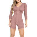 Women's High Compression Shapewear Bodysuit with Long Sleeves