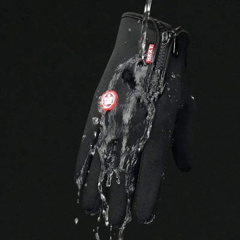 Mens Cycling Gloves Touchscreen Warm Waterproof Non Slip