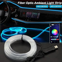 RGB Car Interior Ambient Light Strip USB Powered App Control Mood Lighting