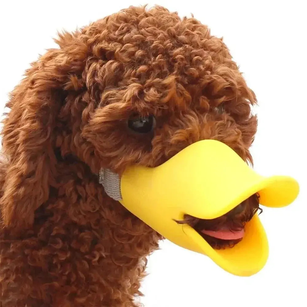 Premium Duck Shaped Silicone Dog Muzzle Mask for Pets