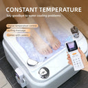 Foot Basin Constant Temperature Heating Massage Footbath with One-Button Drainage Timing Deep Clean Foot Bath for Salon