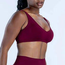 NCLAGEN High Support Scoop Back Yoga Top QuickDry