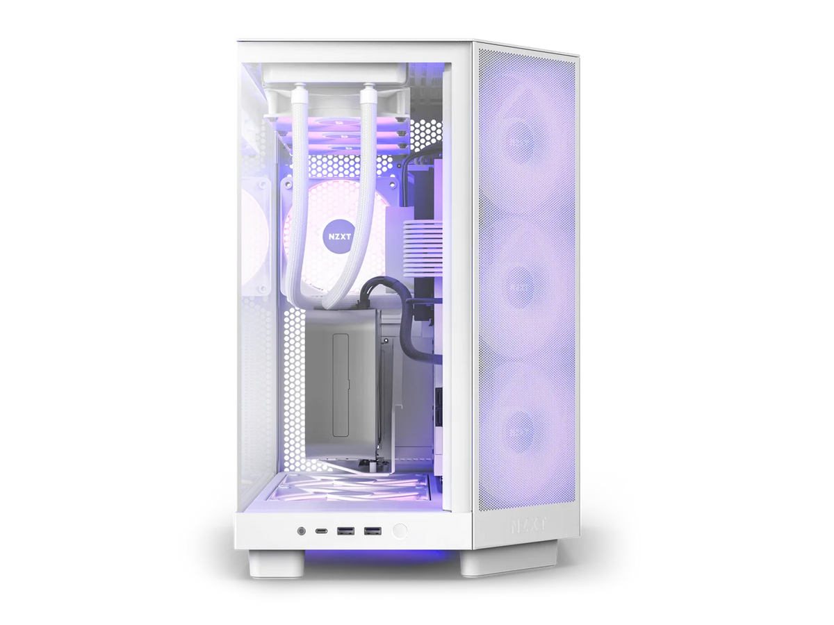 NZXT Flow RGB White Airflow Case — product view 3