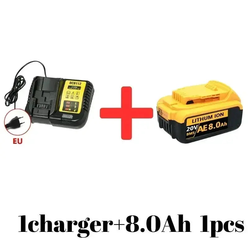 High Capacity DCB200 20V Lithium Battery 12000mAh For Tools