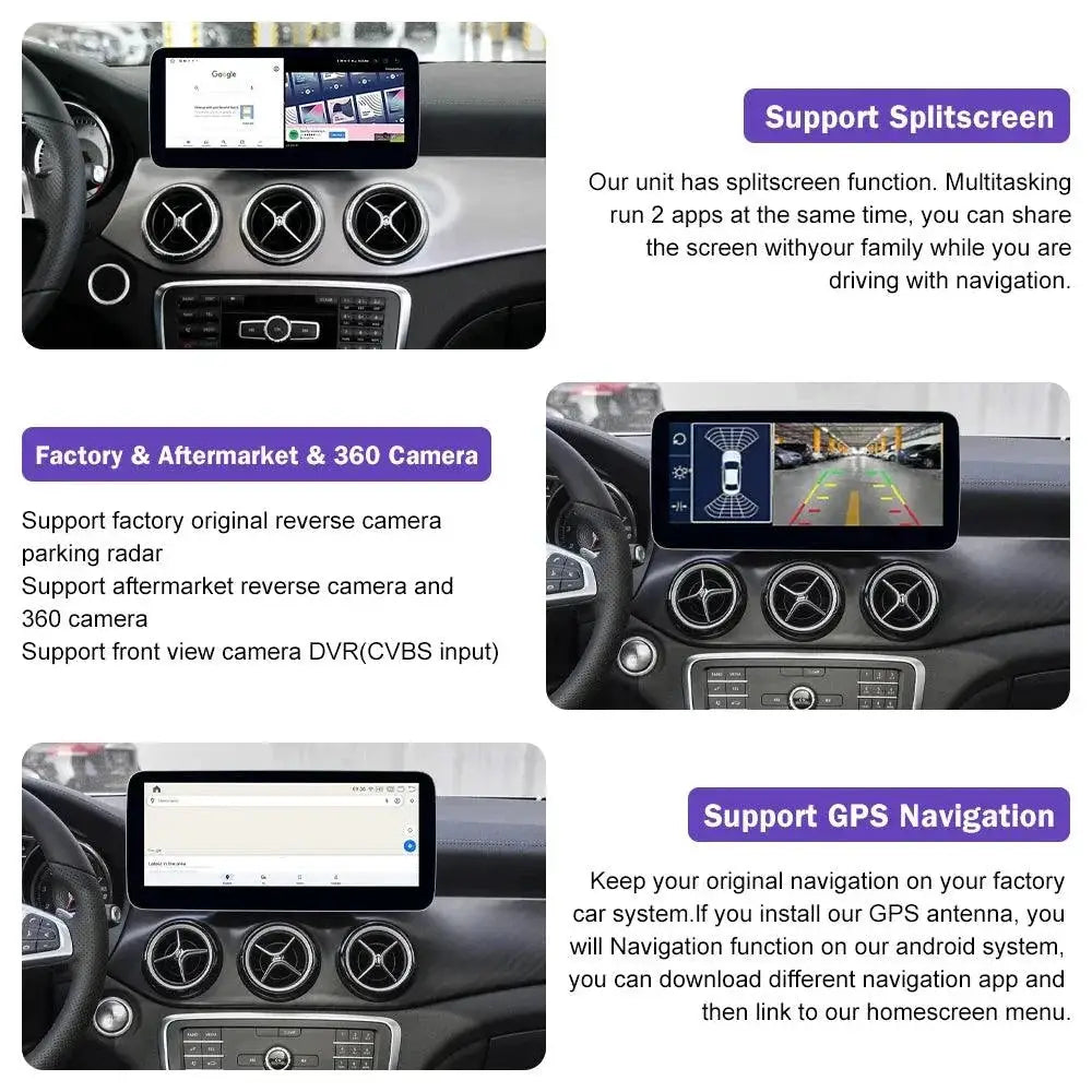 Android 12 Multimedia Player 8GB 128GB For Benz A CLA GLA