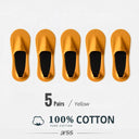 Ultimate Comfort: 5 Pairs Stylish Breathable Cotton Boat Socks