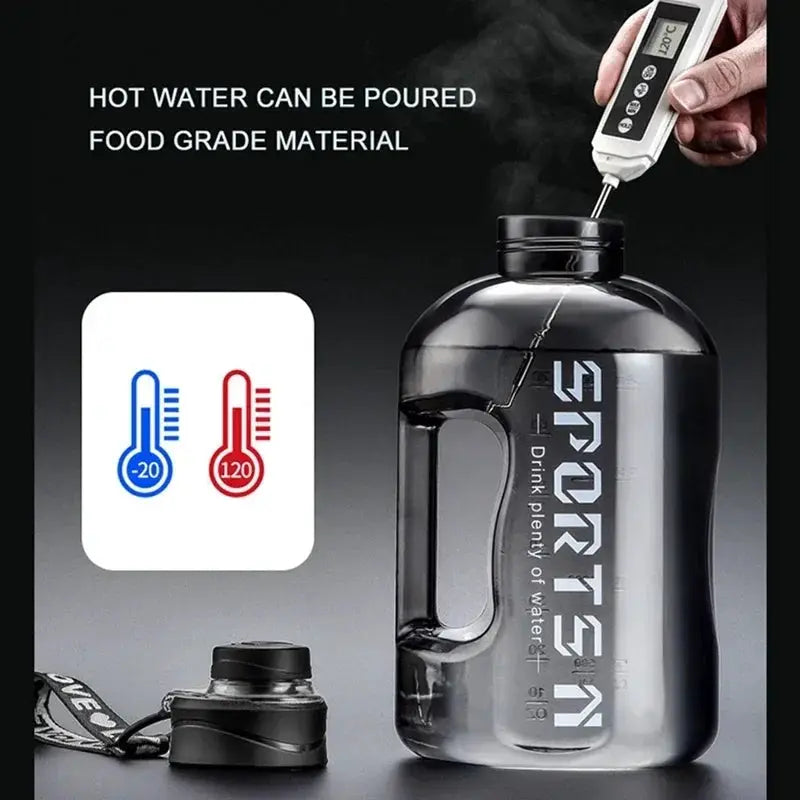 Large Capacity Sports Water Bottle 1.7L and 2.7L for Gym