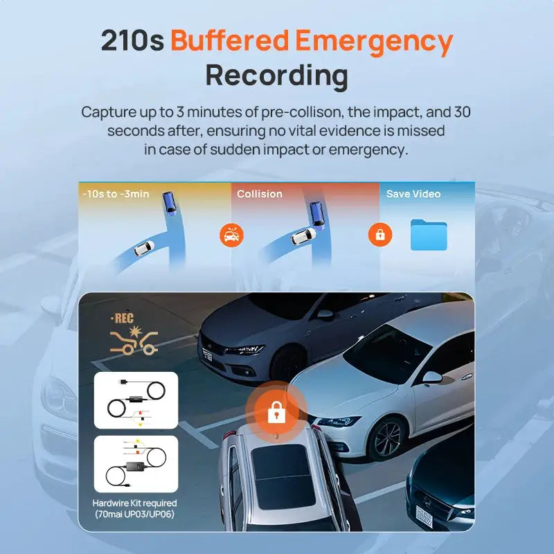 70Mai 4K T800E 3-in-1 Dash Cam Front Rear Interior F/1.55 Night Vision Supercapacitor Gps Voice Control Car Dvr 70Mai T800E