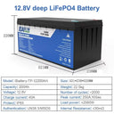 LiFePO4 Battery 100AH 12V - Reliable Solar Storage