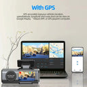 4K Dash Cam for Safe Driving and Parking with GPS Logger