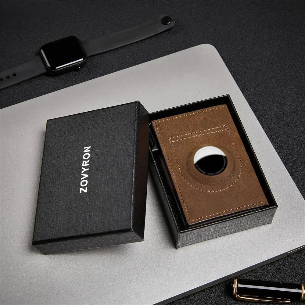 Slim Card Wallet for Men AirTag Tracking — product view 20