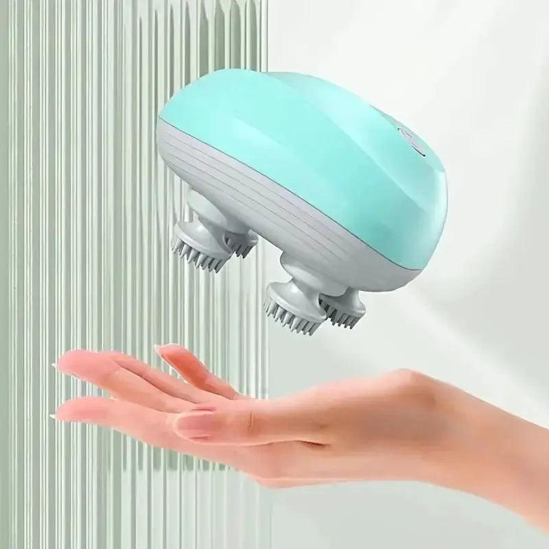 Scalp Massager With Gentle Kneading Nodes For Relaxation