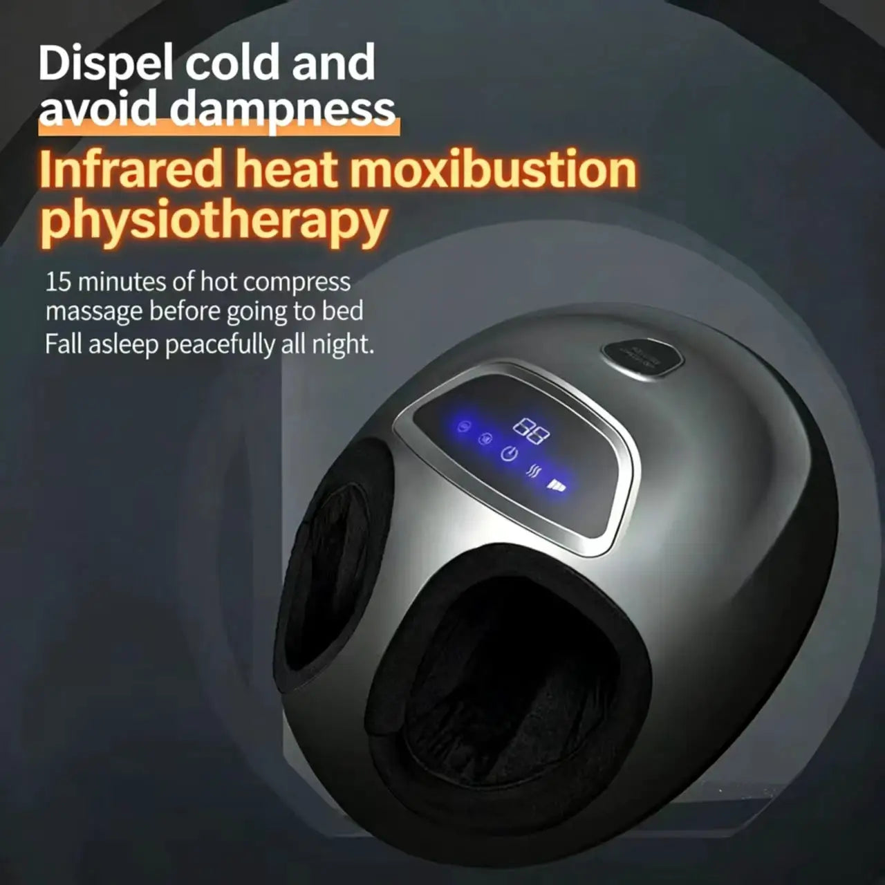 Household massager foot fully automatic roller kneading hot compress sole leg foot massager foot massage machine
