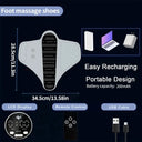 Smart Foot Massager EMS TENS Pulse Device for Athlete Recovery Daily Stress Relief Care Machine Home Spa Use Lightweight