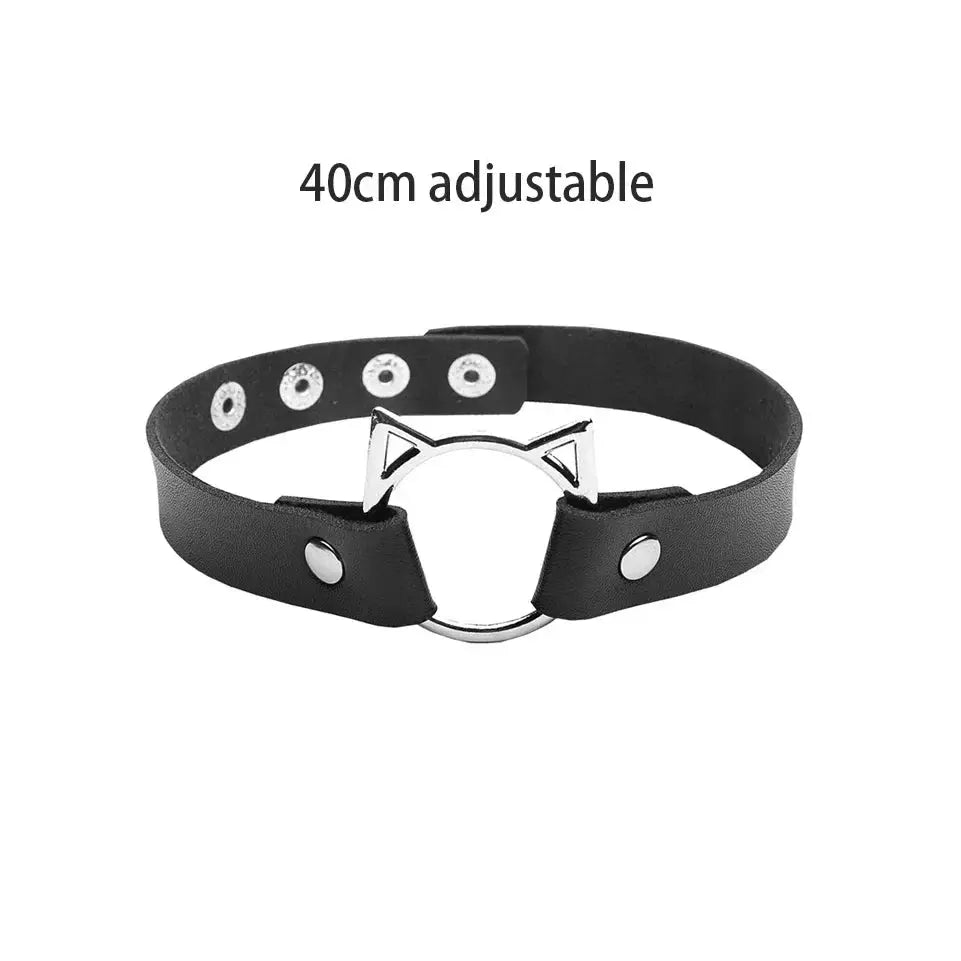 Gothic Heart Choker - Unisex Comfort — product view 19