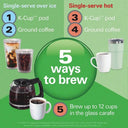 Refurbished FlexBrew Coffee Maker, Single Serve, Coffee Pot, Hot
