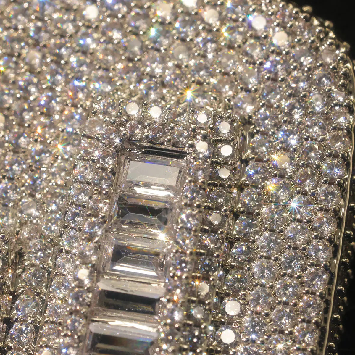 Bling K Gold Plated Iced