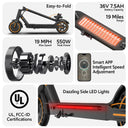 Foldable Adult Electric Scooter for Custom Setups