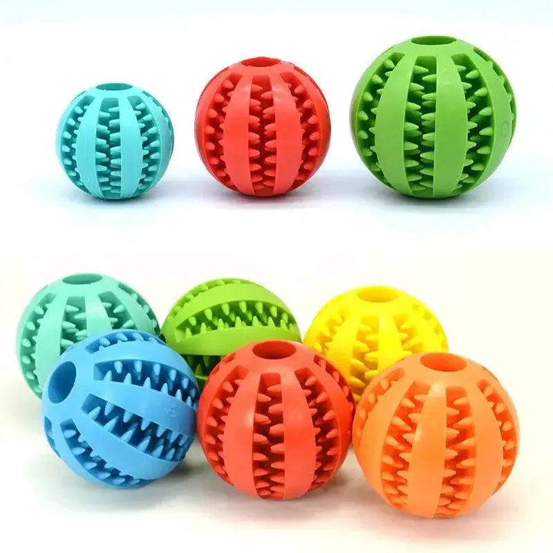 Silicone Bite Resistant Interactive Dog Ball for Small Dogs