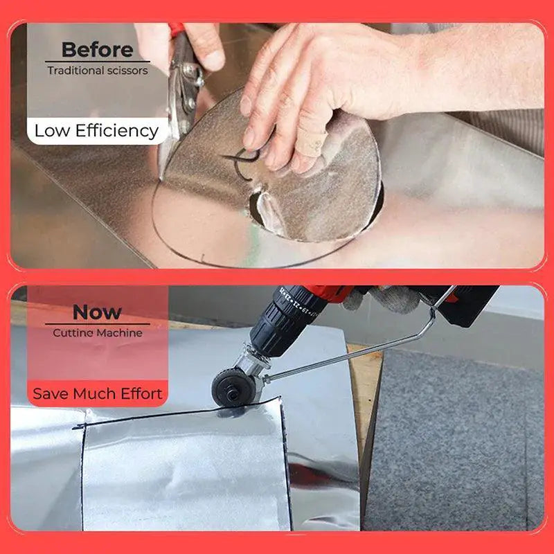 Electric Drill Plate Cutter Sharp Blade Double Headed Tool