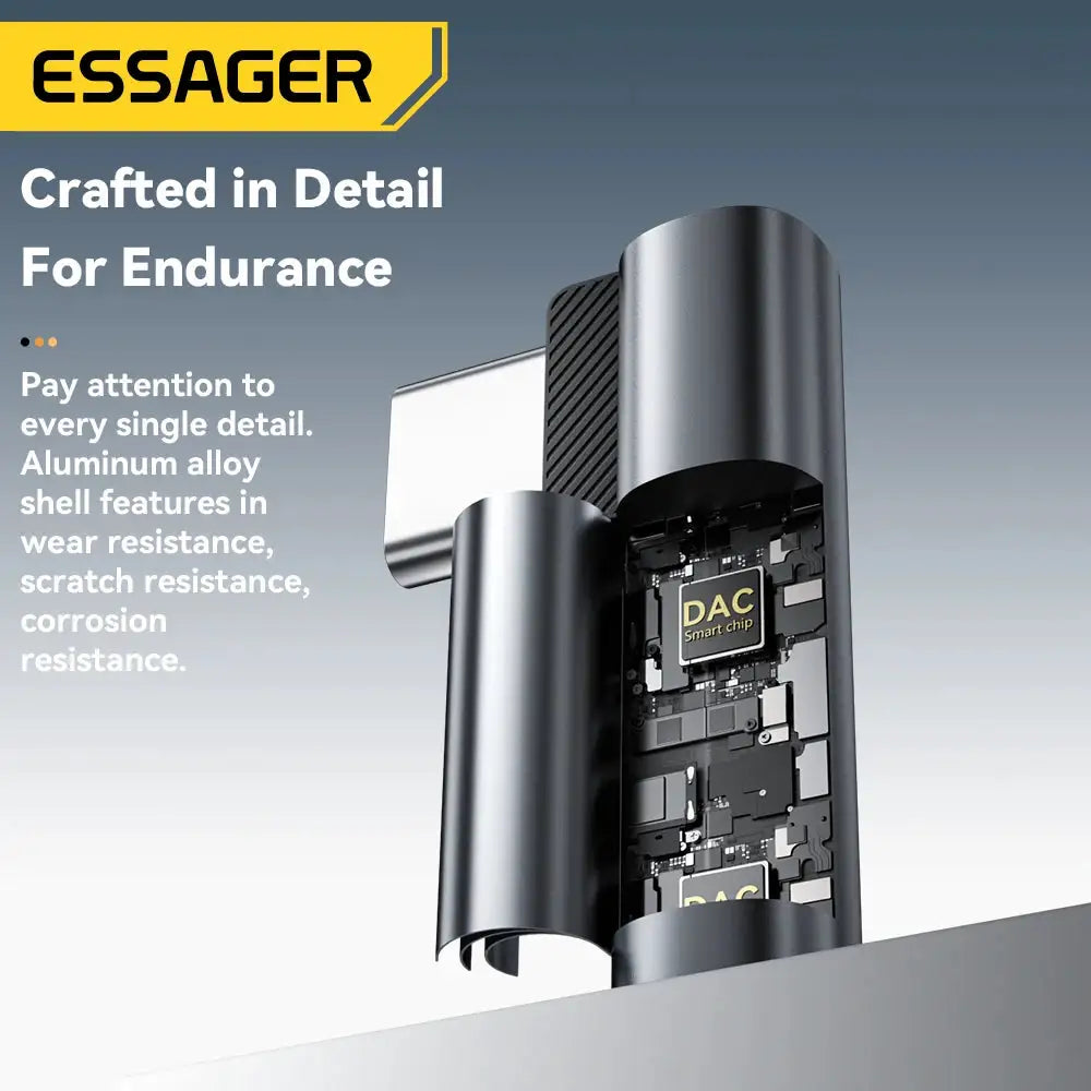Essager Type C Audio Adapter - Lossless Sound