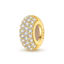 Sparkling Gold Plated Camera Charm